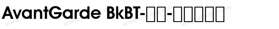 AvantGarde BkBT-常规字体转换